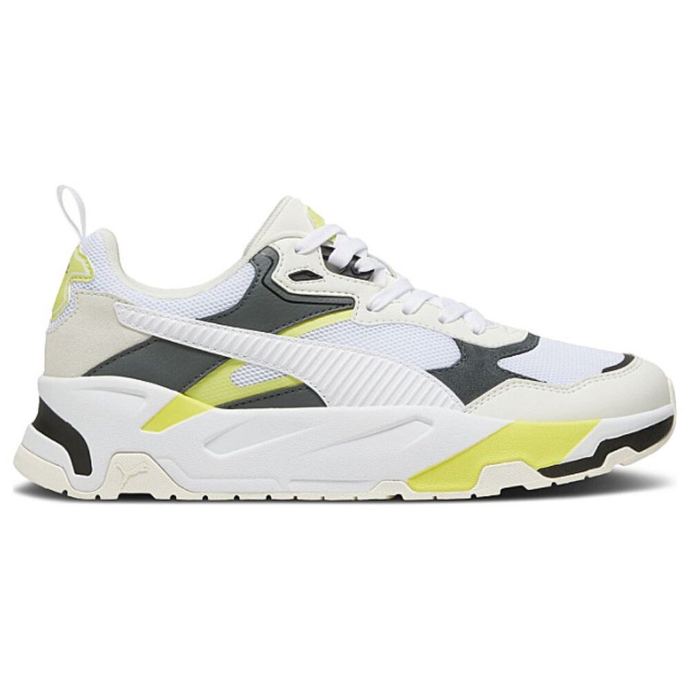 👟 [BRAND NEW] PUMA TRINITY WHITE LIME SHEEN MENS SHOES SIZE 14 SNEAKERS 👟